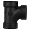 Charlotte Pipe And Foundry Charlotte Pipe 1-1/2 in. Hub X 1-1/2 in. D Hub ABS Sanitary Tee ABS004000600 - alternate 4